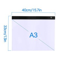 A3 LED Licht Pad Leuchttisch Leuchtplatte Tragbare Light Pad Dimmbar Lichttisch