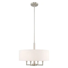Livex Lighting - Meridian - 4 Light Pendant in Modern Style - 18 Inches wide by