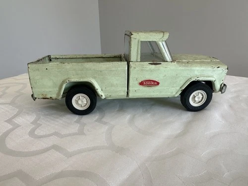 Vintage 1960s Tonka Jeep Pickup Truck Pressed Steel -  Model 52030