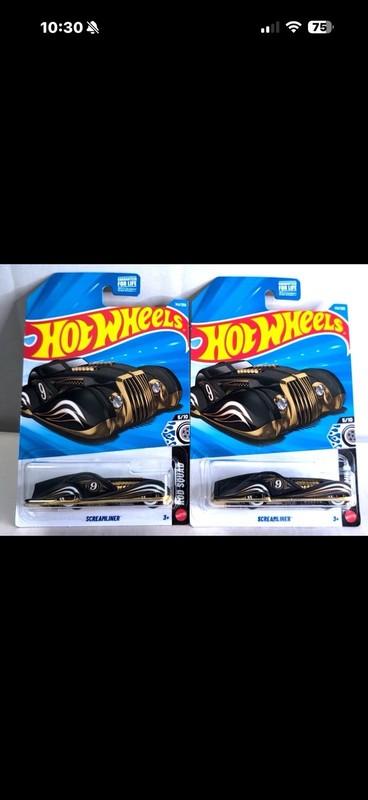 2026 Hot Wheels Mainline Case F Screamliner Series Rod Squad Lot 2 Gold Black