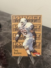 1996 SkyBox Impact #154 Tony Brackens Rookie Card Jacksonville Jaguars. rookie card picture
