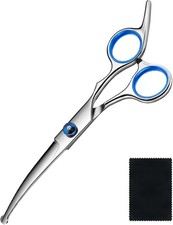 Dog grooming scissors curved trimming shears