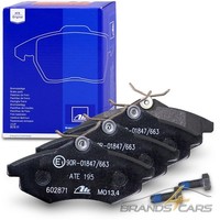 ATE BremsbelÄGe BremsklÖTze Bremsbelagsatz Vorne FÜR Citroen C2 JM JG C3 1 FC FN