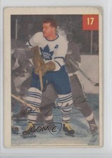 1954-55 Parkhurst Harry Watson (Premium Ad Back) #17 HOF t3w