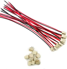 10Pairs 24AWG MOLEX 5264 2Pin Connector Plug with 150Mm Wire Cables and 2Pin Fem