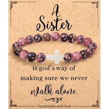 Christian Gifts for Women, Religious Cross Bracelet Gifts for for Mom/Daugh - 02