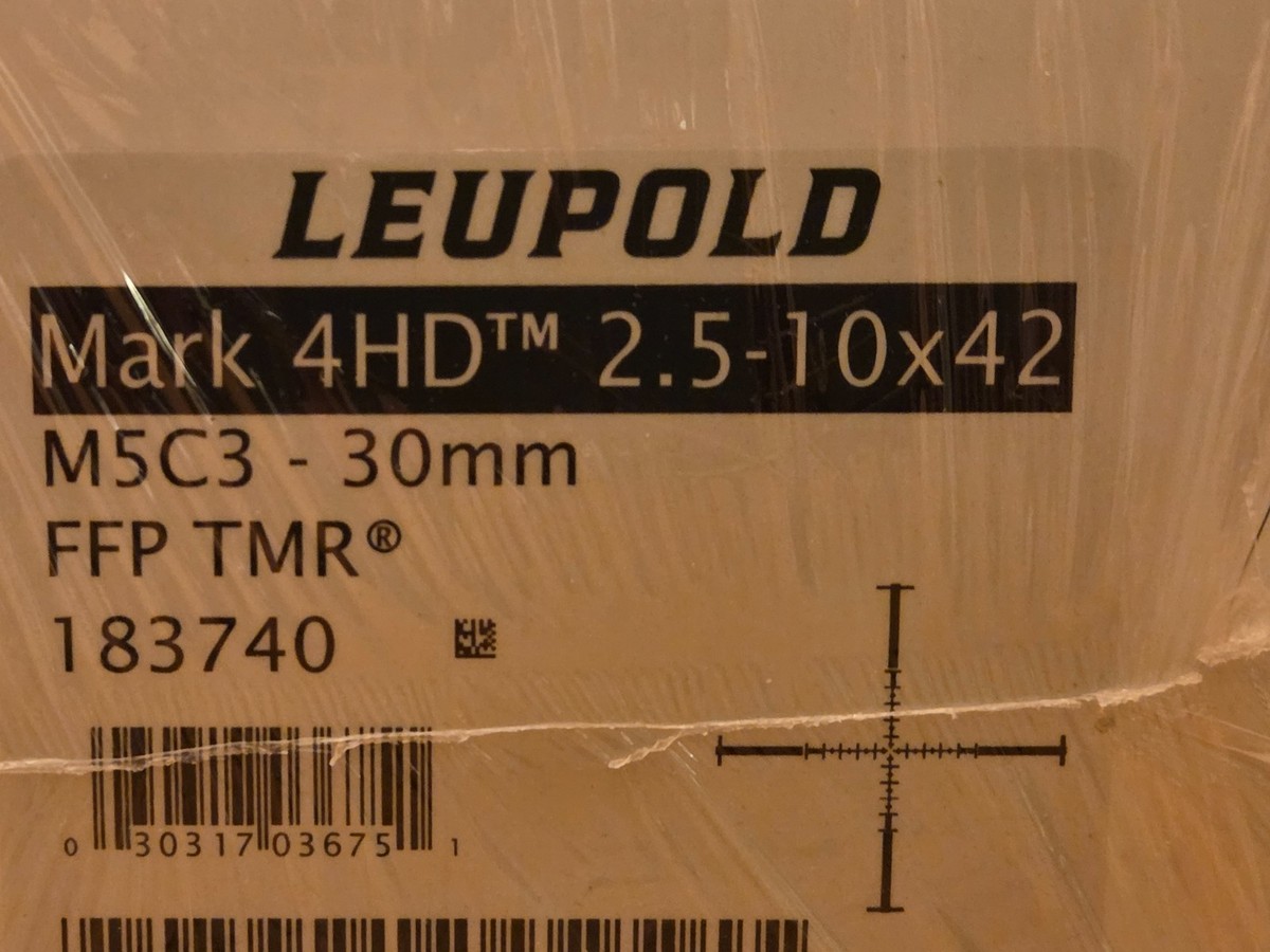skywave552005　71/4 Leupold Mark 4HD 2.5-10x42 Rifle Scope 30mm Tube First Focal Plane