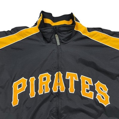 DEADSTOCK VTG 00s MLB PITTSBURGH PIRATES MAJESTIC AUTHENTIC DUGOUT