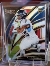 2025 Panini Select Kalel Mullings Club Level True Silver Prizm (RC) Titans #227