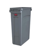 Rubbermaid Commercial Products Slim Jim Plastic Rectangular Trash/Garbage Can...