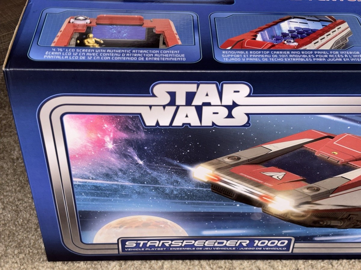 2025 STAR WARS STAR TOURS STARSPEEDER 1000 VEHICLE PLAY SET