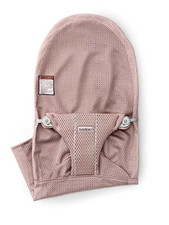 Babybj rn Fabric Seat for Bouncer, Mesh, Dusty Pink