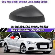 Recht Spiegelkappen Spiegel Gehäuse Für Audi A3 S3 RS3 14–19 Ohne Lane Assist