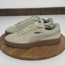 Puma Men s Smash V2 364989-73 Casual Shoes Sneakers Beige Gum Size 7 Suede
