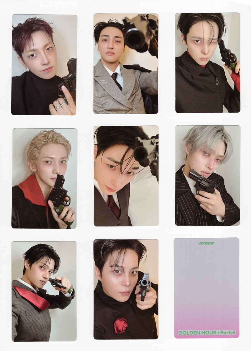 ATEEZ golden hour Part.5 toktoq 特典 トレカ ATEEZ GOLDEN HOUR Part.5 [TOKTOQ] Pocaalbum PREORDER EXCLUSIVE