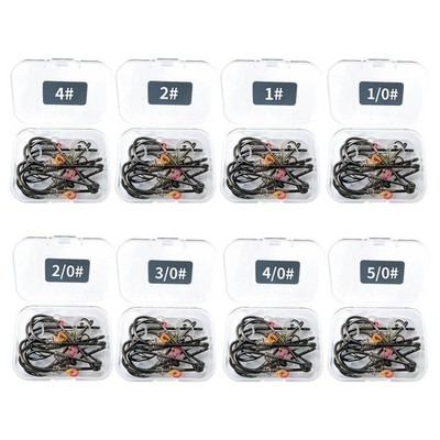 Live Shrimp Fixed Hooks Saltwater Offset Fishing Hooks Reusable