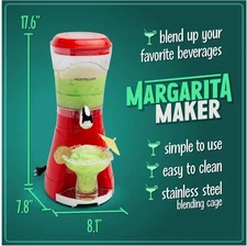 Nostalgia Margarita Machine - Blender for Smoothies, Margaritas, Daiquiris, a...