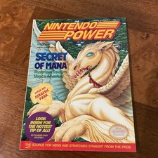 November 1993 Volume 54 Nintendo Power With Poster And Trading Cards