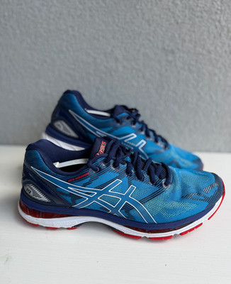 Asics Gel Nimbus 19 Laufschuhe Herren 44,5 | US 10,5 Indigo Blau Weiß T700N EX
