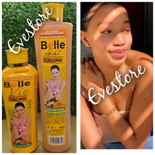 Belle Vie lightening body lotion 475ml with Curcuma extract , Shower 700ml