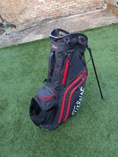 Titleist Hybrid 14 Golf Cart/Stand Bag Black and Red 