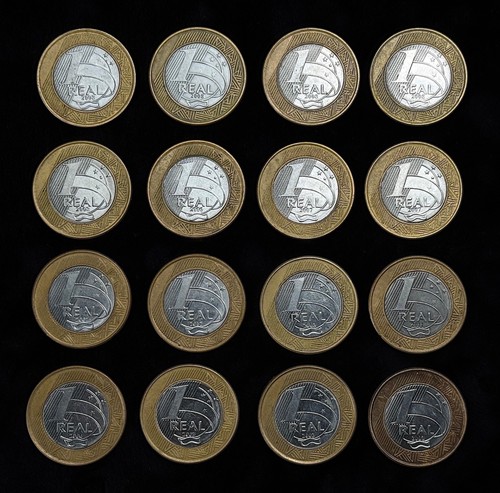Brazil Coin LOT * 2003-2011 ** Brazilian 1 REAL Coins Currency MIXED BULK LOT