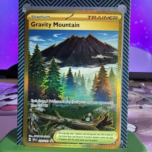 Pokemon Gravity Mountain 250/191 Hyper Rare Surging Sparks Pokemon Near Mint