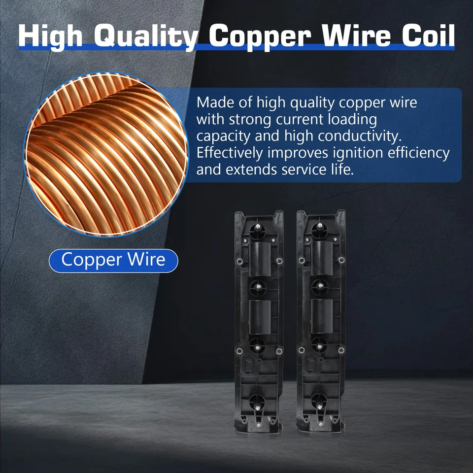 1* Bobinas de encendido UF391+ bujías de iridio 5019 para Chevrolet Malibu 2004-2006 Foto 3 de 4