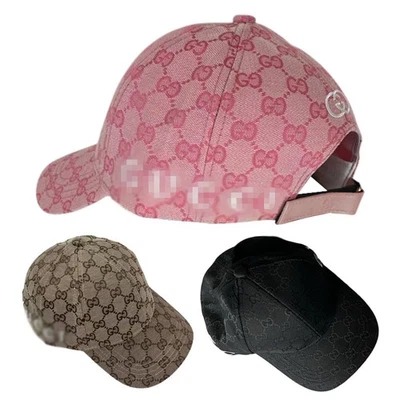 WIE GEZEIGT Unisex Baseballkappe Classic Letter Cap Duck Tongue Mütze Schwarz/Khaki/Rosa