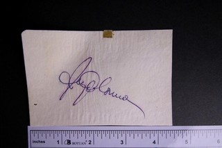 Bob Hope Sidekick JERRY COLONNA (1904 1986) AUTOGRAPH ALBUM PAPER