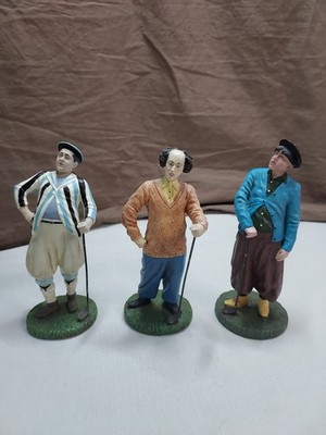 VTG Dave Grossman Creations Lt. Ed. Three Stooges Golf Scene Figures 1998