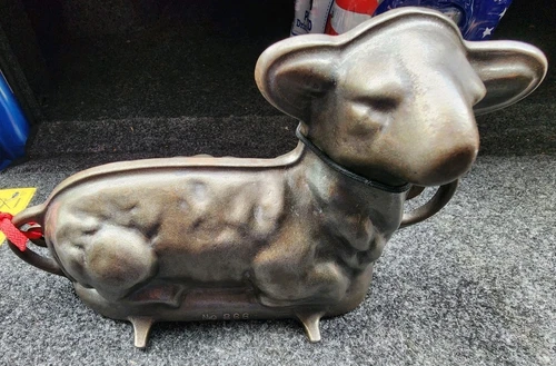 Vintage Griswold No. 866 Cast Iron Lamb Sheep 2-Piece Cake Baking Mold