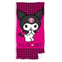 Kuromi Badetuch 70X140Cm Baumwolle Kinder Handtuch Hello Kitty Sanrio Strandtuch