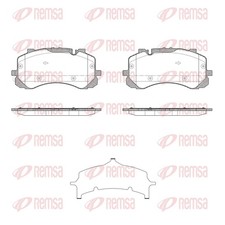 Bremsbelagsatz Scheibenbremse REMSA 1865.00 für AUDI A8 D5 4N2 4N8 4NC 4NL TDI