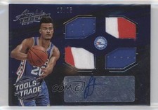2016-17 Panini Absolute Quad 15/75 Timothe Luwawu-Cabarrot #17 Auto 0q0