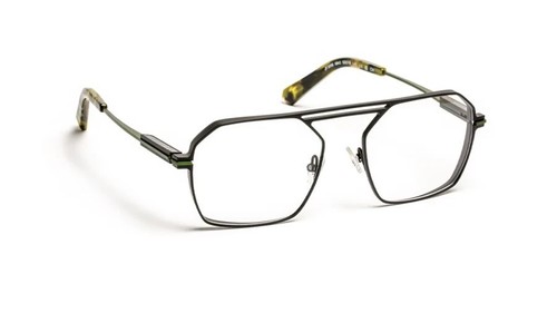 NEW J.F. REY JF3056 0843 BLACK & GREEN 53/18-145 FRENCH DESIGNER FRAMES