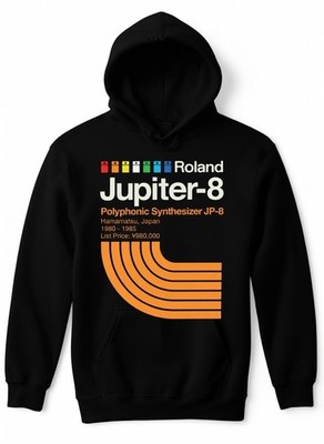 Roland Jupiter 8 Synthesiz Graphic Print Unisex Sweatshirt Hoodie S M L XL 234XL