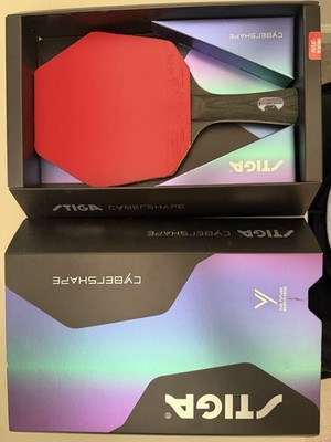 Stiga Cybershape Table Tennis Blade with Stiga Platinum Rubber