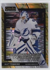 2023-24 O-Pee-Chee Platinum Marquee Rookies Seismic Gold 10/50 Matt Tomkins l3q