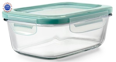 OXO Good Grips 3 5 Cup Smart Seal Airtight Glass Rectangle Food Storage