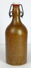 Vintage MKM Stoneware Beer Bottle With Lid & ...