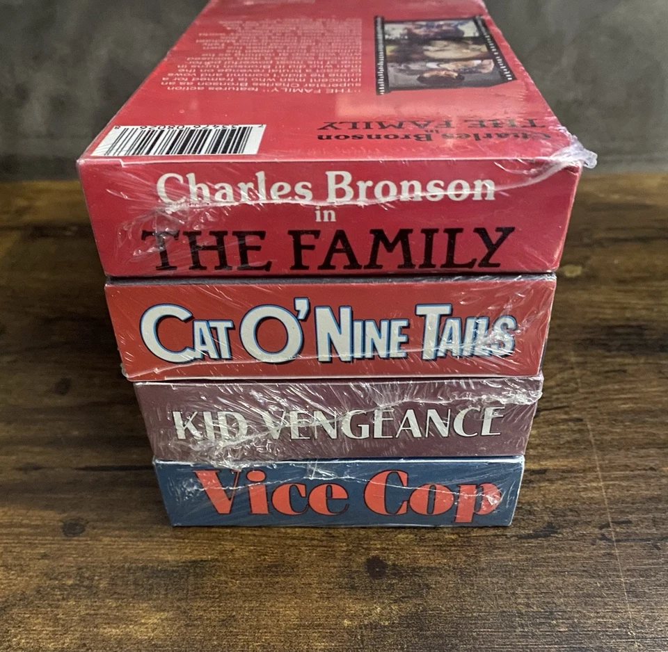 Factory Sealed JTC VHS LOT Of 4 - Italian Exploitation -Eurocrime - Horror - Image 4 of 4