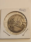 1940 Walking Liberty Half Dollar 90% Silver USA 50c Coin