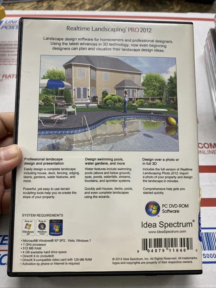 Realtime Landscaping PRO 2012 Professional Landscape Design Software PC DVD ROM - Image 2 of 4