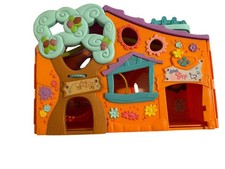 Vintage 2007 Littlest Pet Shop LPS Purple Tree Club House Playset Playhouse