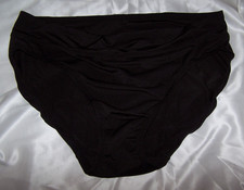 Warner's Black Bikini Panties Size L 7 