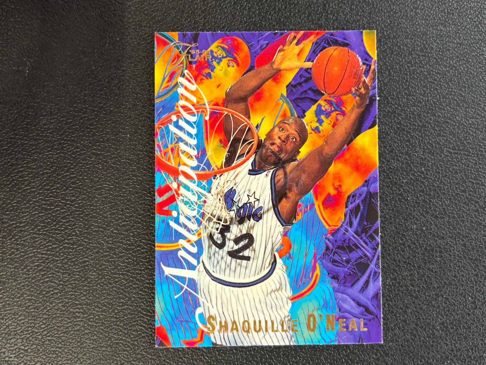 Shaquille O'Neal 1995-96 Flair Anticipation Insert Orlando Magic #7 E40