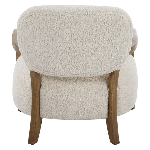 Uttermost Telluride Natural Shearling Accent Chair - Picture 2 of 6