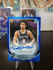 Dylan Harper 25-26 Bowman Chrome Blue Mojo On Card Auto RC #BCA-DH SA Spurs /150