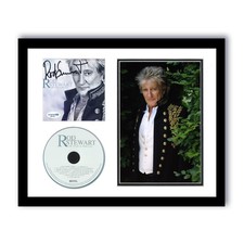 Rod Stewart "The Tears of Hercules" AUTOGRAPH Signed Framed 11x14 Display ACOA